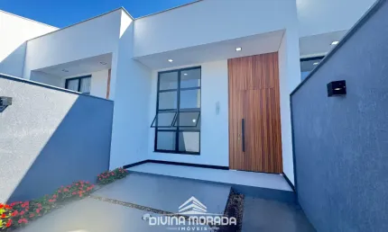 Geminado com suíte planta baixa no bairro iririú, zona leste de joinville/sc.