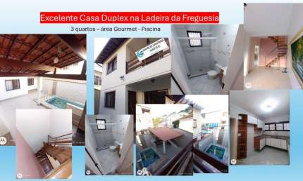 Casa em condomínio fechado com 3 quartos à venda na Ladeira da Freguesia, 56, Freguesia (Jacarepaguá), Rio de Janeiro