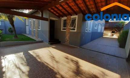 Casa 3 quartos com suíte, churrasqueira e 4 vagas, TÉRREA