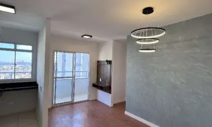 Apartamento de 3 quartos em condomínio para locação na vila rio branco, jundiaí-sp: sala 2 ambientes, 1 banheiro, 2 vagas, 54m²!
