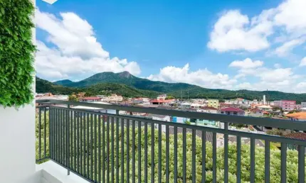 Apartamento com 2 quartos à venda na Rua Valtelino Leal Demétrio, 527, Sertão do Maruim, São José por R$ 310.000