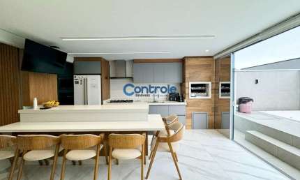 Casa em condomínio fechado com 2 quartos à venda na Avenida Paulo Roberto Vidal, 1454, Bela Vista, Palhoça por R$ 615.000