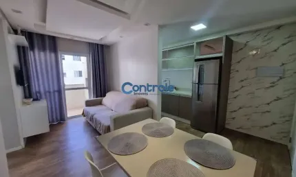 Apartamento com 2 quartos à venda na Rua Tomáz Domingos da Silveira, 1820, São Sebastião, Palhoça por R$ 390.000