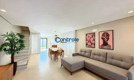 Casa em condomínio fechado com 3 quartos à venda na rua josé antônio da silva, 025, passa vinte, palhoça por r$ 995.000
