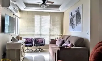 Apartamento três dormitórios com suíte e duas vagas de garagem