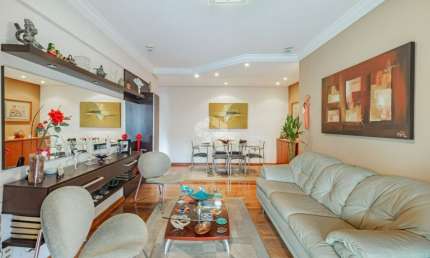 Lindo e amplo apartamento de 3 dorms, com suíte, semimobiliado, box duplo, próximo ao Paseo