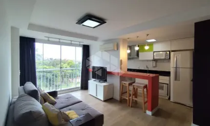 Excelente apartamento de 83m² privativos, totalmente mobiliado, com 03 dormitórios