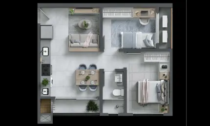 Ótimo apartamento 2 quartos na planta, localização estratégica. muito lazer, conforto e segurança! desconto de r$ 74 mil na tabela da construtora!