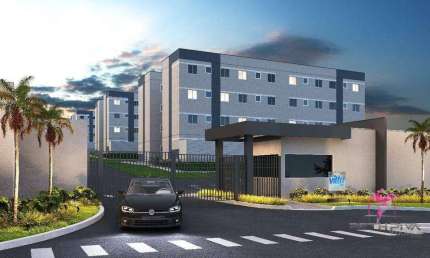 Apartamento com ENTRADA PARCELADA E DOCUMENTAÇÃO GRATUITA à venda - Com 2 Dormitórios, 1 Banheiro e 41 m² por R$ 189.900