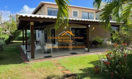 Casa de luxo mobiliada 4 quartos em praia do Flamengo condomínio caminho das águas