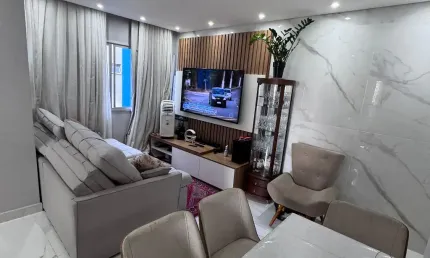 Apartamento Cond.  Residencial Carlos Gomes na Vila Lutécia à venda | Santo André - Sp