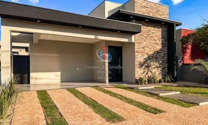 Casa terrea a venda no Portal da Mata em Ribeirao Preto – 3 suites, piscina aquecida e muito verde ao redor!