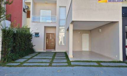 Sobrado com 3 dormitórios para alugar, 163 m² por R$ 6.985,88/mês - Condomínio Montreal Residence - Indaiatuba/SP