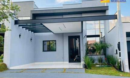 Casa com 3 dormitórios à venda, 108 m² por R$ 1.060.000,00 - Condomínio Jardins do Império - Indaiatuba/SP