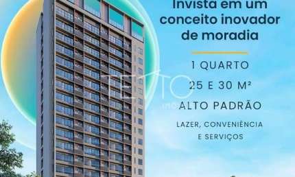 Lançamento! Apartamentos Studio com lazer completo na região central de Belo Horizonte - MG. Oportu