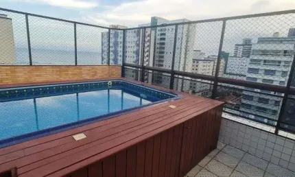 Residencial California Cobertura Duplex 3 Amplas Suítes Vista Mar / Guilhermina - Praia Grande - SP