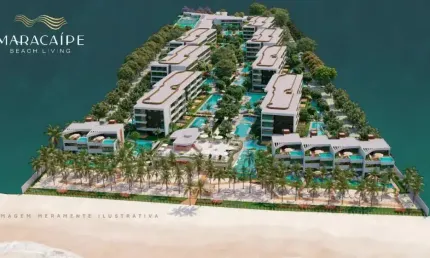 Flat com 1 quarto à venda no Maracaipe, Ipojuca , 36 m2 por R$ 426.000