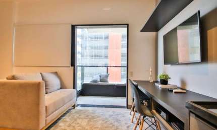 Studio a venda porteira fechada com 1 dormitórios à venda, 28,00 metros e sem vaga - Pinheiros, São Paulo/SP