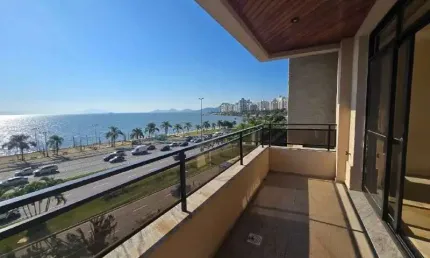 Apartamento com 4 quartos à venda na avenida jornalista rubens de arruda ramos, 2354, beira mar, florianópolis, 218 m2 por r$ 3.850.000