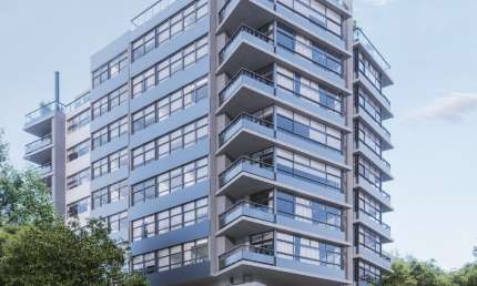 Apartamentos de 110m² a 183m² com churrasqueira na sacada - Edifício Bloma