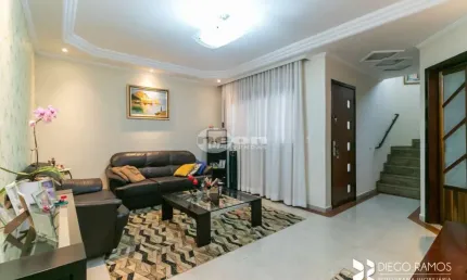 Casa em condomínio fechado com 3 quartos à venda na rua sete de abril, 120, silveira, santo andré, 136 m2 por r$ 797.000