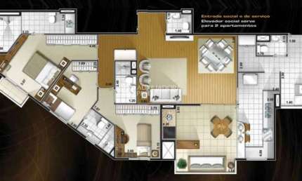 Apartamento com 3 quartos à venda na Avenida Redenção, 423, Jardim do Mar, São Bernardo do Campo, 132 m2 por R$ 1.201.000