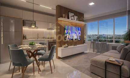 Apartamento para Venda em Curitiba, Santa Cândida, 2 dormitórios, 1 banheiro, 1 vaga