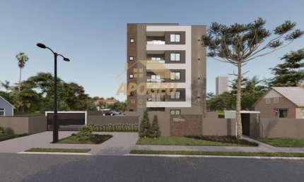 Apartamento para Venda em Pinhais, Weissópolis, 2 dormitórios, 1 suíte, 2 banheiros, 1 vaga