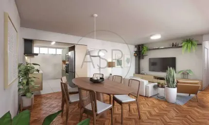 Apartamento de 113,51 m² com 2 quartos suítes, a venda no Jardim Paulista.