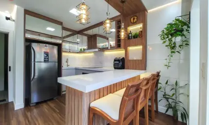 Apartamento Studio com Vista para o Mar Mobiliado e apenas 40m da Praia, Centro, Navegantes/SC
