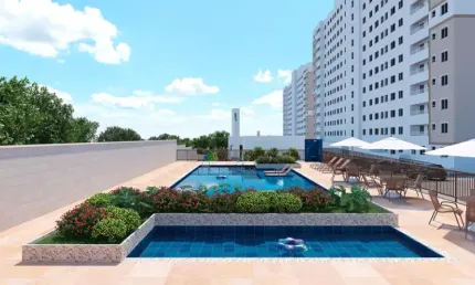 Apartamento no mochila feira de santana varanda 2 quartos e vaga