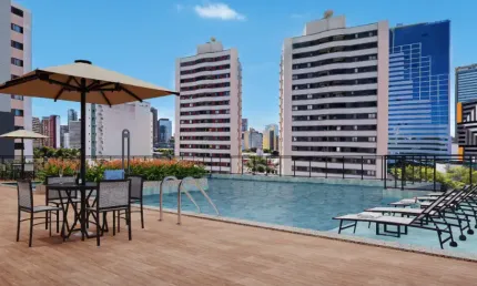 apartamento  2 quartos com suite e varanda gourmet no stiep