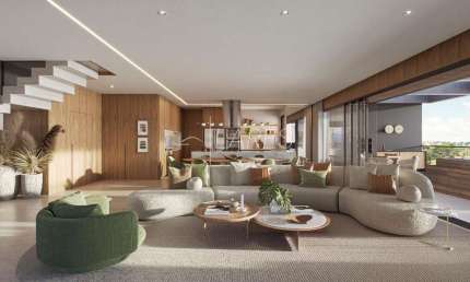 Cobertura com 270 m², 3 quartos sendo 3 suítes e 4 vagas à venda no bairro Cabral.