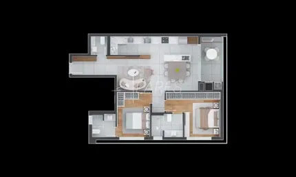 Apartamento com 92 m², 2 quartos sendo 2 suítes à venda no bairro Hugo Lange.