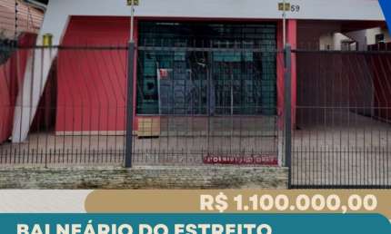 Oportunidade de negócio ímpar.Casa para fins residenciais e comerciais no Balneário Estreito .