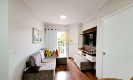 Apartamento com 2 quartos sendo uma suíte e closet na região oeste