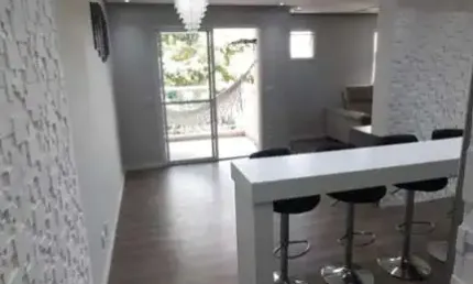 LOFT SEMI MOBILIADO 54MT² - RUDGE RAMOS - SÃO BERNARDO DO CAMPO