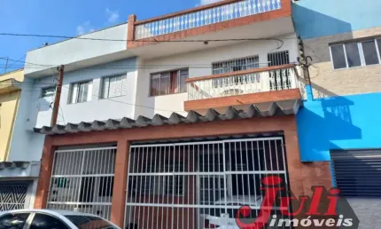 CASA COM SALÃO COMERCIAL VILA MUSSOLINI RUDGE RAMOS SBC
