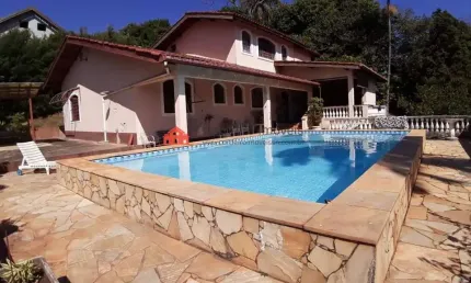 Chácara para venda, bairro das posses, 4 dormitórios, 2 suítes, 5 banheiros, 6 vagas