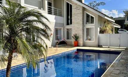 Casa em condomínio fechado com 6 quartos à venda na Ouro Fino, Reserva Ibirapitanga, Santa Isabel, 514 m2 por R$ 2.700.000
