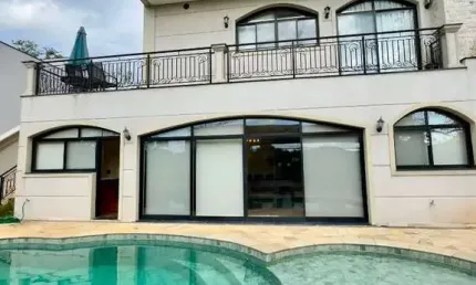 Casa com 5 dormitórios, 644 m² - venda por r$ 4.830.000,00 ou aluguel por r$ 24.150,00/mês - reserva ibirapitanga - santa isabel/sp