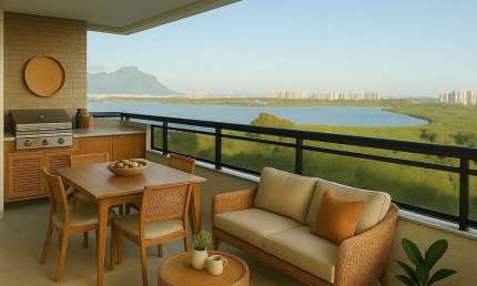 Apartamento com 3 dormitórios à venda, 118 m² por R$ 1.350.000,00 - Barra Olímpica - Rio de Janeiro/RJ