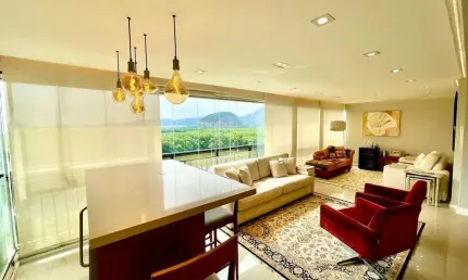 360 on the park - apartamento com 3 dormitórios à venda, 154 m² por r$ 1.598.000 - península - rio de janeiro/rj