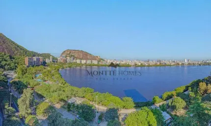 Apartamento com 3 dormitórios à venda, 110 m² por r$ 3.000.000,00 - lagoa - rio de janeiro/rj