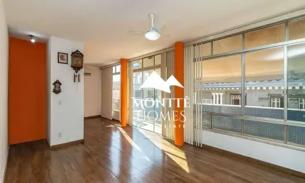 Cobertura ampla com 3 quartos + dependência completa à venda, 173 m² por r$ 1.700.000 - flamengo - rio de janeiro/rj