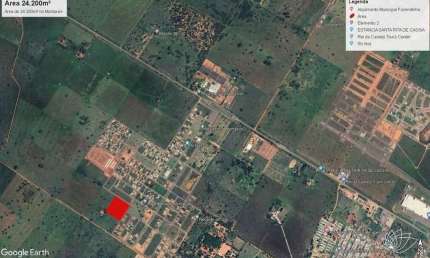 Área de 24.200 m² no Residencial Montanini em Três Lagoas - MS