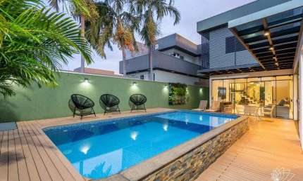 Luxuosa casa à venda no Condomínio Portal das Águas em Três Lagoas - MS | Exclusividade e Sofisticação