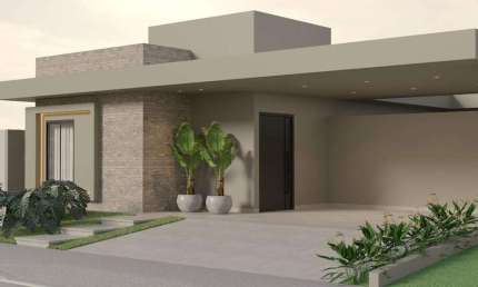 Casa térrea à venda na planta no Condomínio La Paloma em Três Lagoas/MS