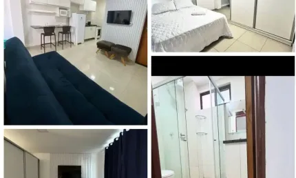 Flat com 1 quarto à venda no Tambaú, João Pessoa 