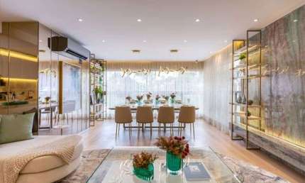 Apartamento no Brooklin com 3 dorms e 2 vagas determinadas com Lazer